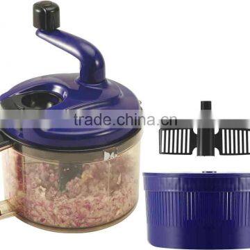 PP+ABS+S/S 23*20*26 Kids cooking tools food processor/adjustable mandoline slicer/manual food processor