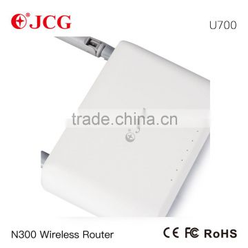 2016 New : Support 1WAN and 4LAN 300mbps double wifi antenna router