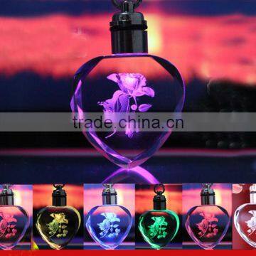 3d Laser Crystal Keychain photo-2