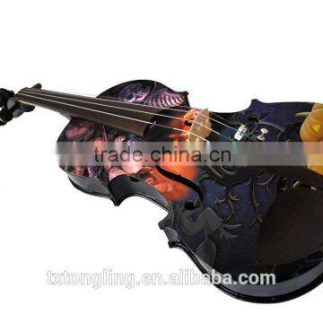 Unique Art With Halloween Theme Style Violin Art Painting photo-2