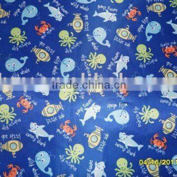 Polyester taffeta printed fabric