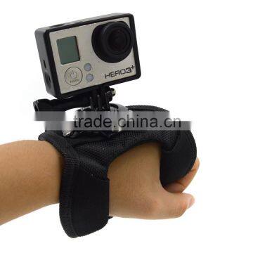 360-degree Rotation, Creative Glove-style Mount for GoPro Hero 4 3+/3/2/1, gopros accessories GP156