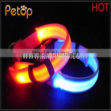 LED Safety Dog Collar Dual Face Shinning