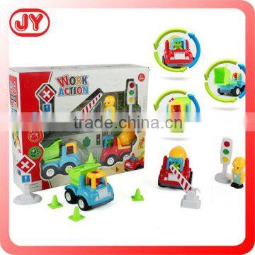 2015 funny toys set plastic toy truck play set for kids