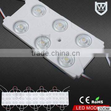 Super brightness DC12V LED 6 chips SMD 2835 led injection module for light box