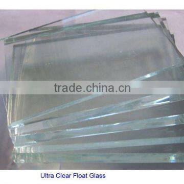 3-19mm Ultra Clear Float Glass/wall covering float glass/building usage glass