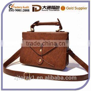 China leather briefcase messenger bag strap leather briefcase