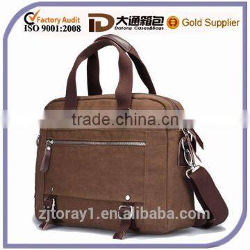 China Fashion messenger bag canvas computer briefcase