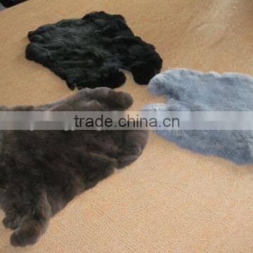 Factory wholesale high quality 100% Rex Rabbit Fur Skin