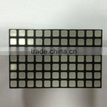 yellow 7*11 dot matrix module led