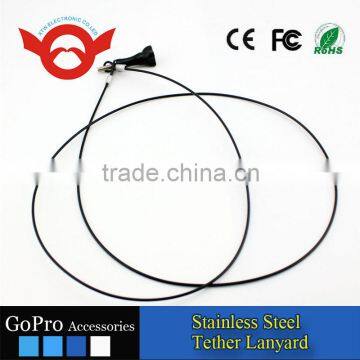 2016 Newest go Pro Accessories 24 Inch Stainless Steel Tether Lanyard for GoPro Hero Camera photo-3