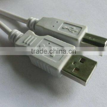 USBAM to BM white jcket printer cable