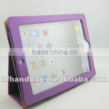 Violet Flat computer&To get on the Internet package leather bag