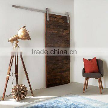 Custom Built Horizontal Slat Solid Alder Sliding Barn Door