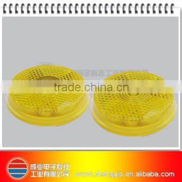 yellow transparent flashing badges