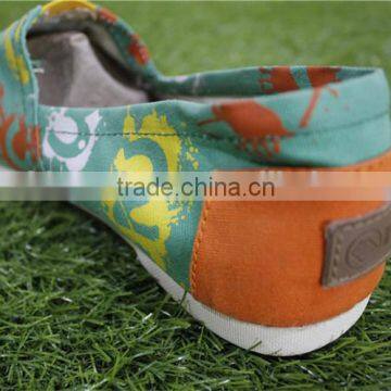 Abstract in the Printing Leisure Canvas Shoes photo-3