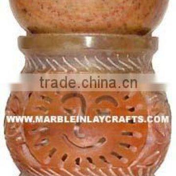 Soap Stone Brown Aroma Oil Burners