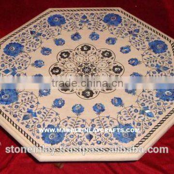 Inlay Marble Pietra Dura Dining Table Top