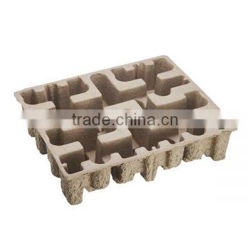 New Eco-Friendly Pulp Paper Tray, Molded Pulp Paper Tray