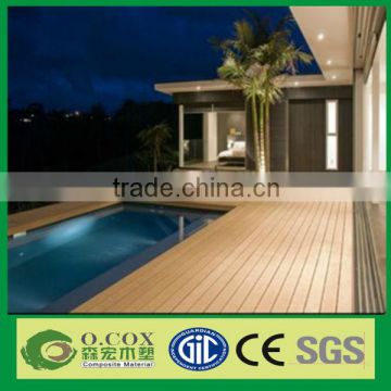 Hot Sale China Anti-slip WPC Swimming Pool Tiles/Swimming Pool Flooring for Outdoor