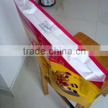 Factory supplied plastic bag for clothing with die cut handle