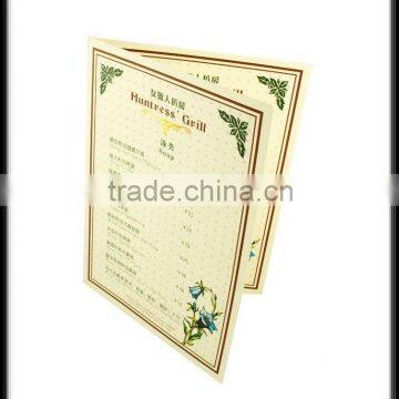 restaurant menu card holder stand