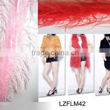 Decorative Ostrich Feather fringe trim LZFLM42