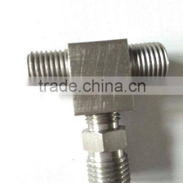 high pressure stainless steel tee joint