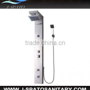 China factory modern design high quality brushed stainless steel shower column