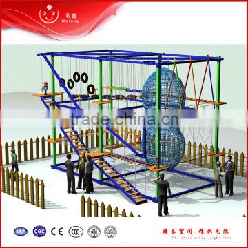 china indoor rope nets playground climb wall