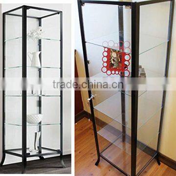 Assembly Bathroom Glass Storage Rack Shelves Bathroom Glass Storage Rack Cabinet