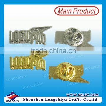 Custom stamping iron ,brass ,silver metal pin badge
