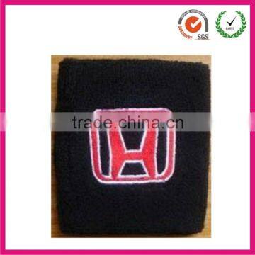 2013 hot selling promotional Cotton sweatband,sports embroidery wrist sweatband