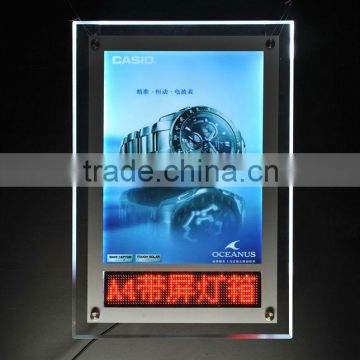 customized design out door poster el lighting box