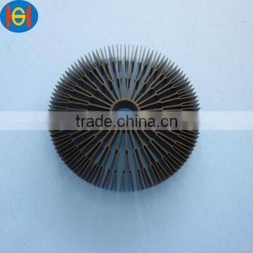 extrusion led round aluminum heat sink