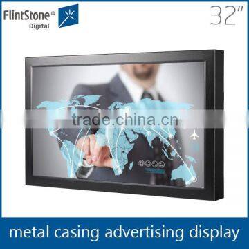 32 inch video player kiosk touch screen,VESA mount SD card updating LCD advertising display,Touch Screen Video LCD Player