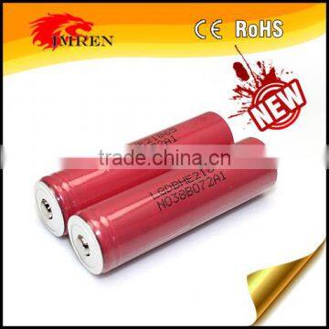 100% Original LGHE2 18650 2500mah 3.7V battery 18650 battery LG HE2 /LG HE4/ LG HG2 LG batteries