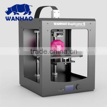 WANHAO 2016 new developed industrial 3d printer with high accuracy D6 model send to public in hot sale