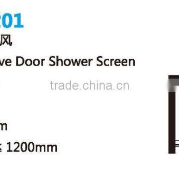 Clean Glass Opaque Glass Shower Glass Floding Shower Cubicle Prices (KD4201) photo-2