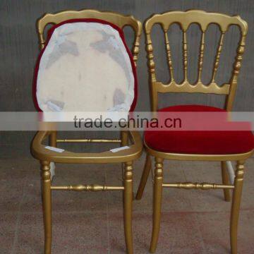 Wholesale rental chair wooden Napoleon chair wedding chair