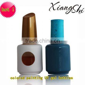 18ml /15ml square nail polish bottles wholesale with pretty cap