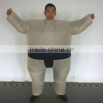 DJ-CO-124 NWE INFLATABLE BLACK SUMO SUIT FAT COSTUME AIRBLOWN EASY LIGHTWIEGHT OUTFIT photo-2