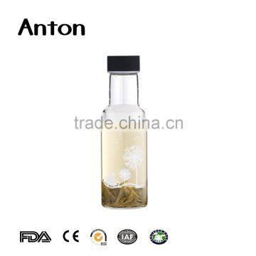 Glass Material Water Bottles Hot Sale Promotional Tea Water Bottle Unbreakable Glass Water