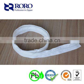 RORO 14123101#3 white tape long chain nylon zipper