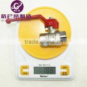 GLD 5PCS/LOT Hot Sale 1/4" Double Male Ball Valve External Thread ,brass Ball Valve ,copper Valve , photo-4