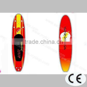 10'-12' long Sunshine inflatable SUP stand up paddle board