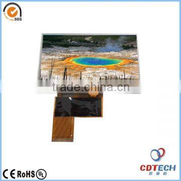 4.3 inch tft lcd display with transparent touch panel