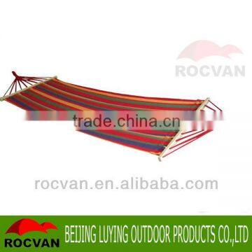 fashion colorful single person canvas hanging bed