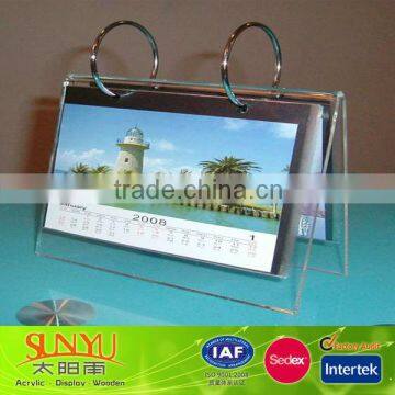 professional manufacturer acrylic calendar display china