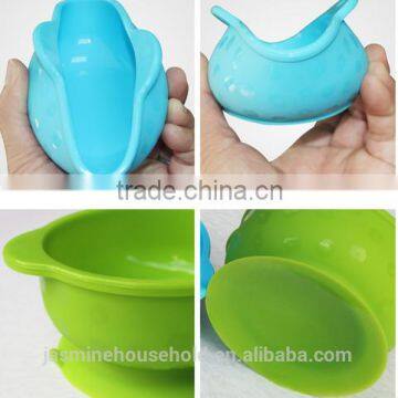 Popular High Quality BPA Free Mini Silicone Suction Baby Bowls